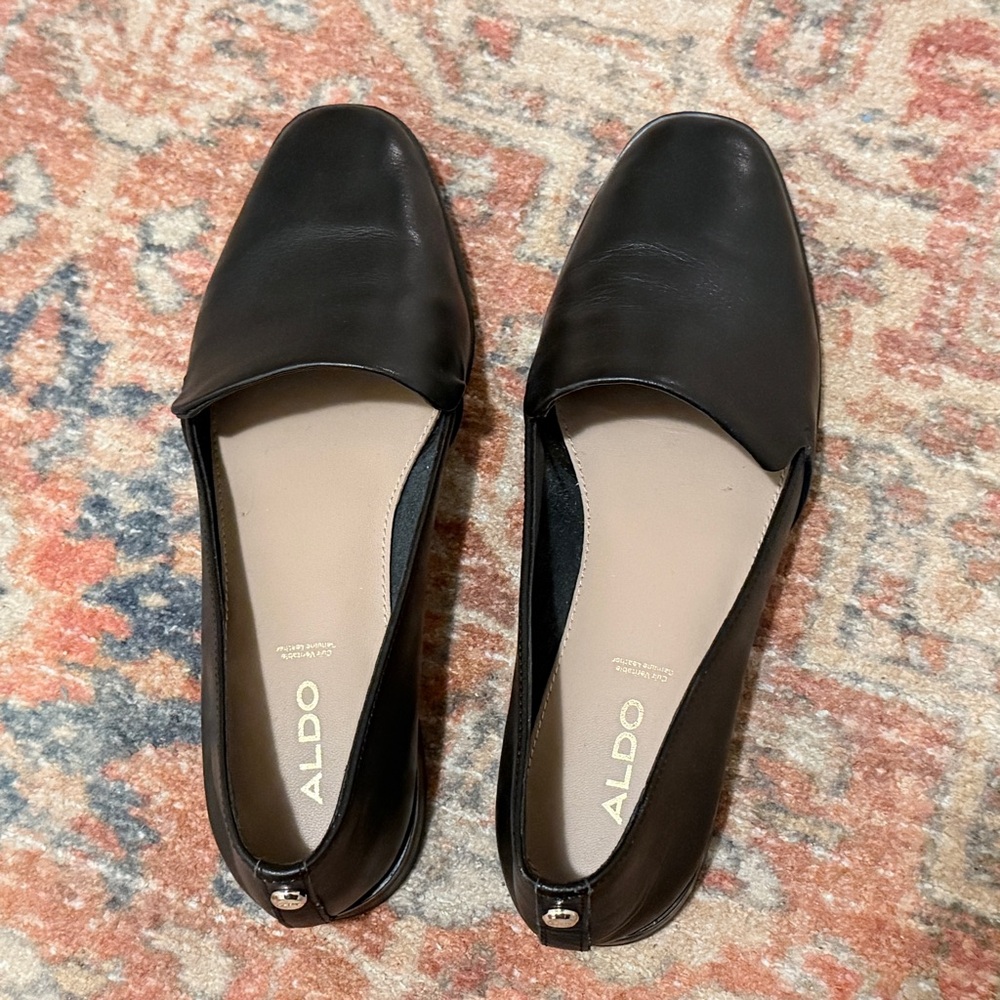 Aldo leather loafers